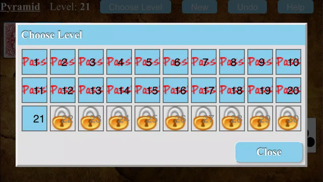 Скриншоты Pyramid Solitaire Game