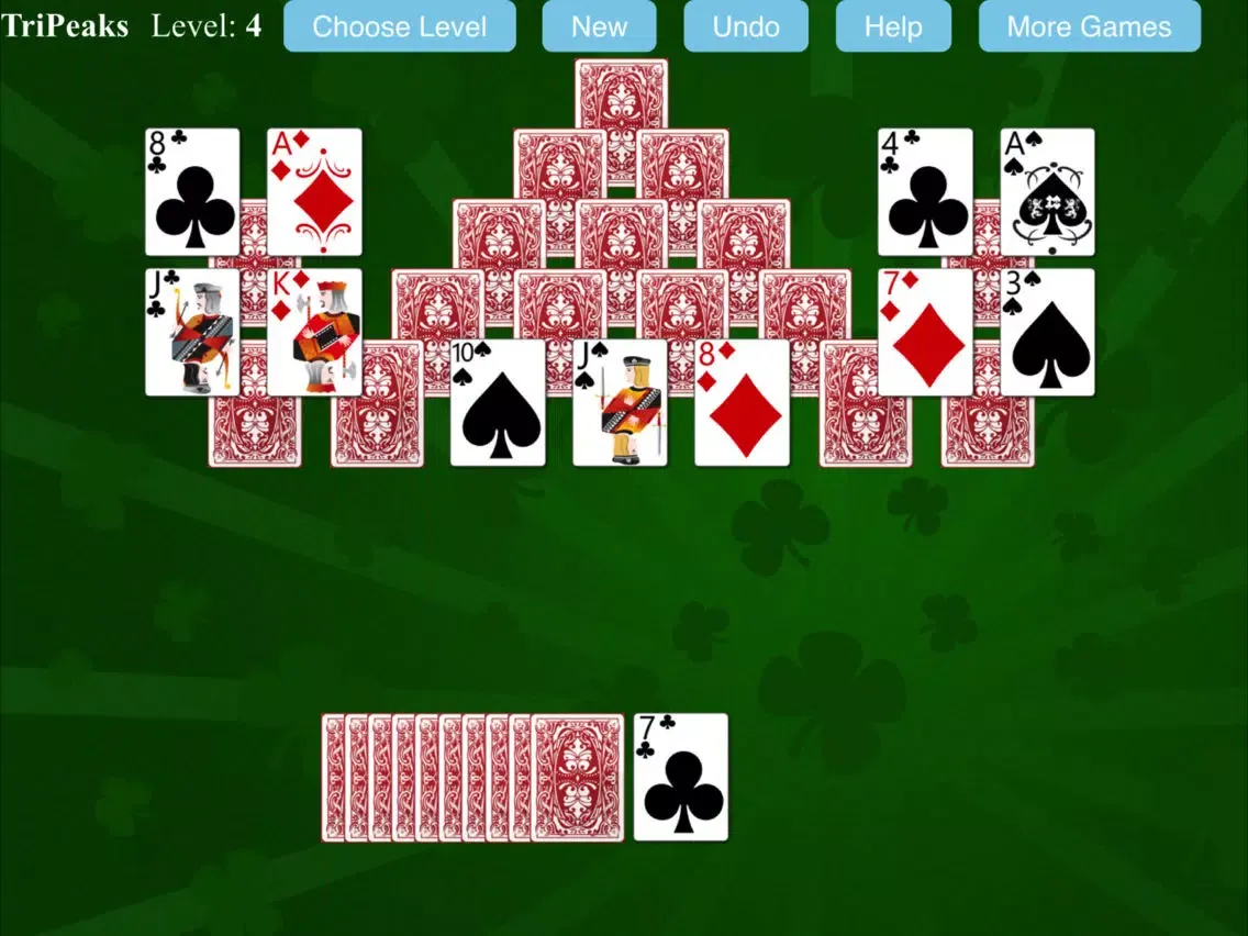 Captures d'écran de TriPeaks Solitaire Game iPad 