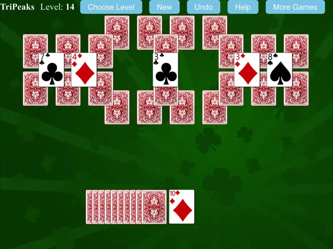 Captures d'écran de TriPeaks Solitaire Game iPad 