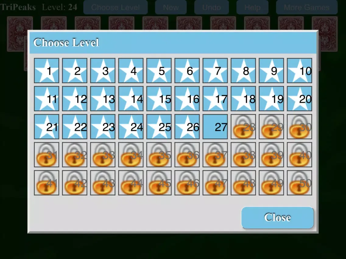Captures d'écran de TriPeaks Solitaire Game iPad 