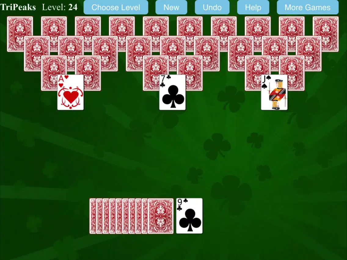 Captures d'écran de TriPeaks Solitaire Game iPad 