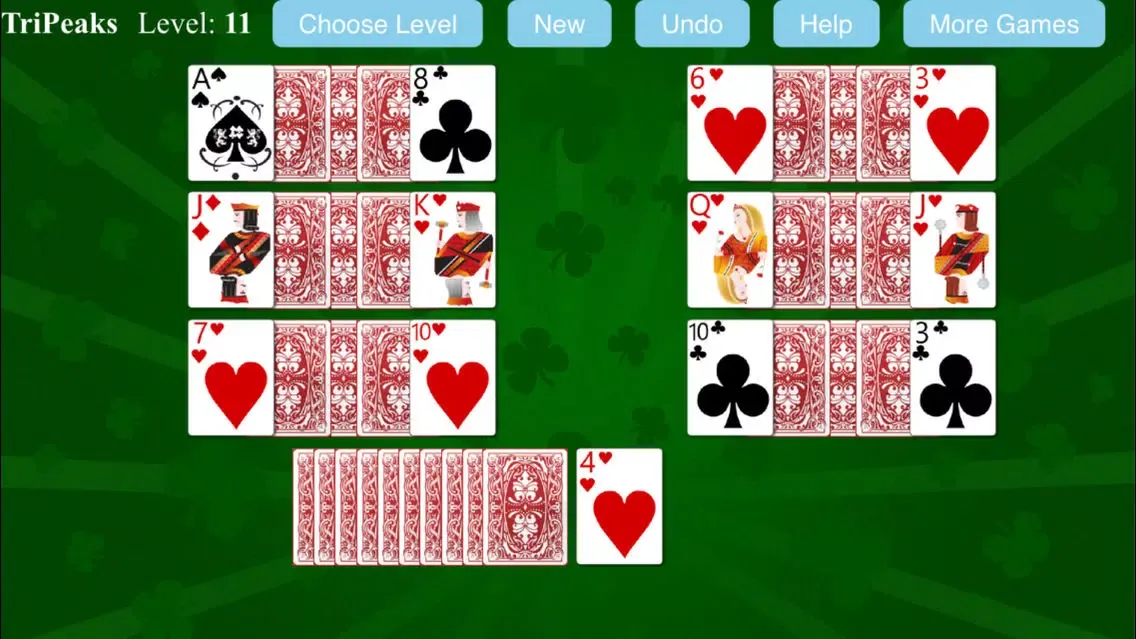 Captures d'écran de TriPeaks Solitaire Game