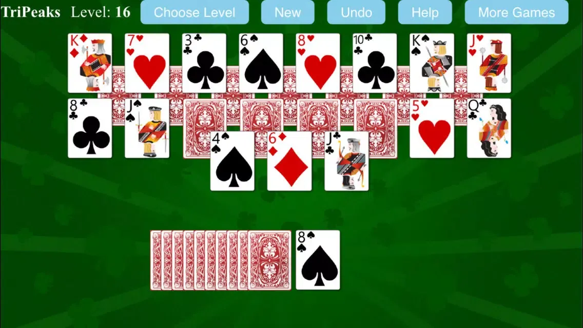 Captures d'écran de TriPeaks Solitaire Game