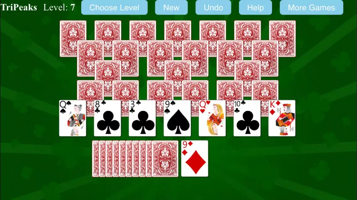 Captures d'écran de TriPeaks Solitaire Game
