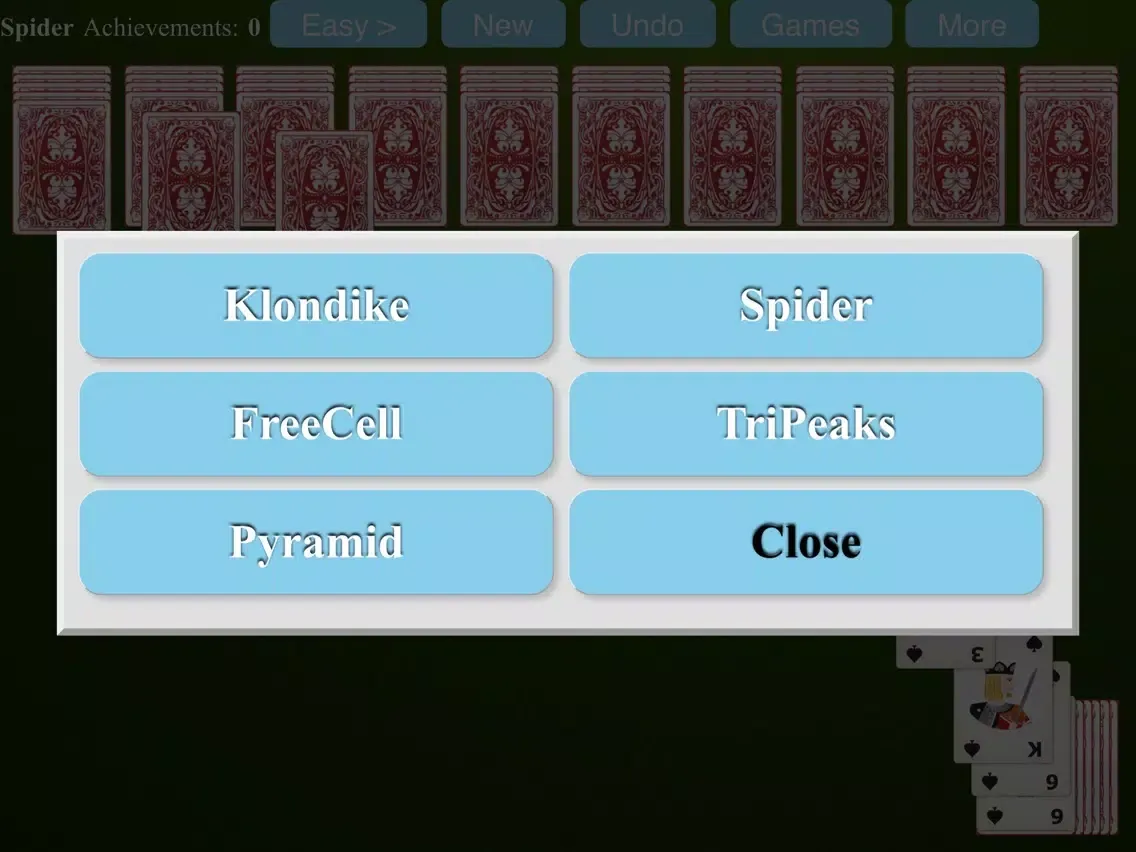 Ảnh chụp màn hình của Solitaire Collection iPad 