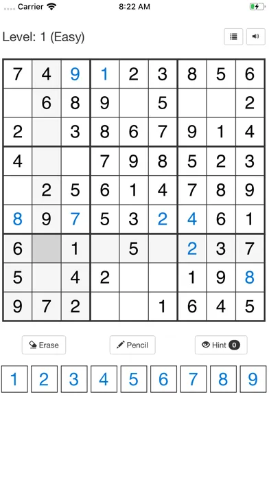 Capturas de tela do Sudoku 2*