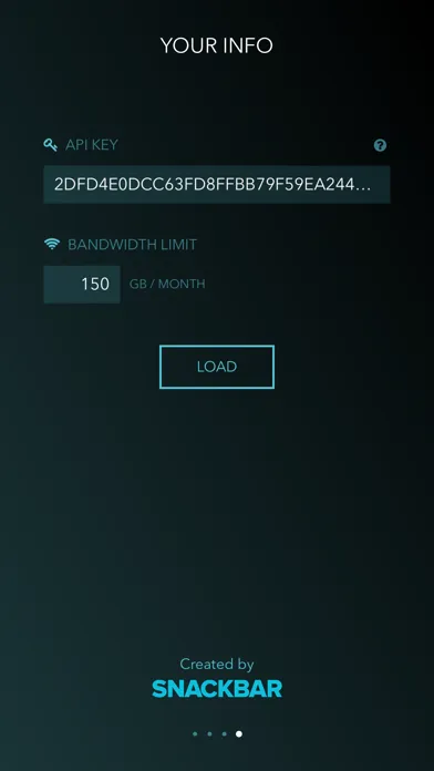 Bandwidth Monitor for TekSavvy スクリーンショット