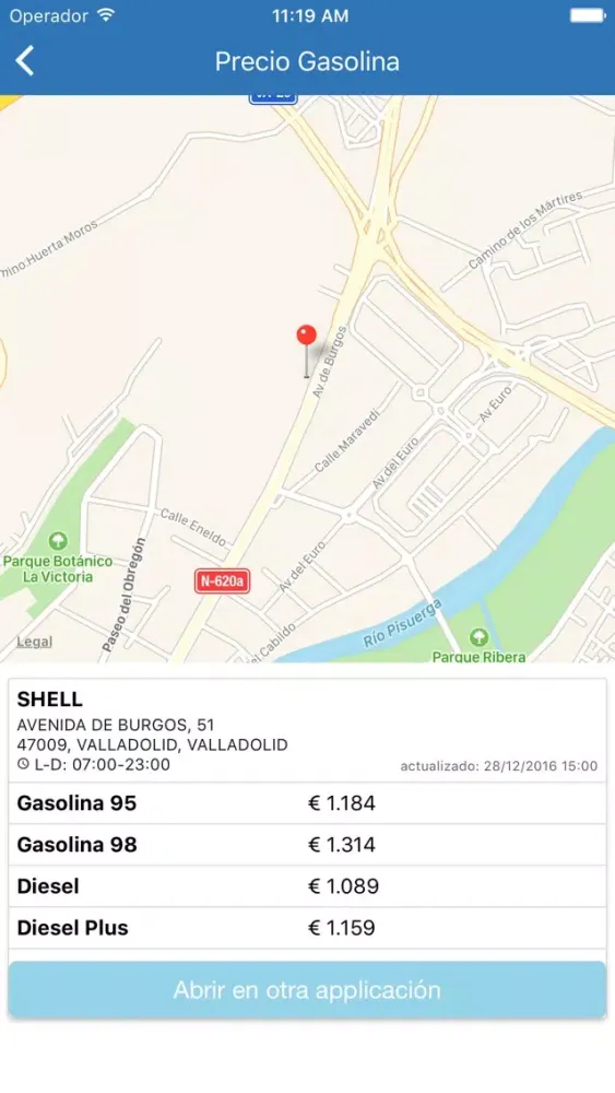 Precio Gasolina سکرین شاٹس