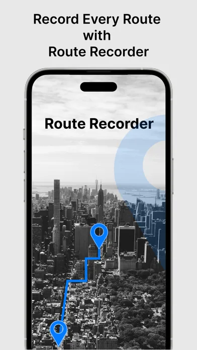 ภาพหน้าจอของ My Route Recorder