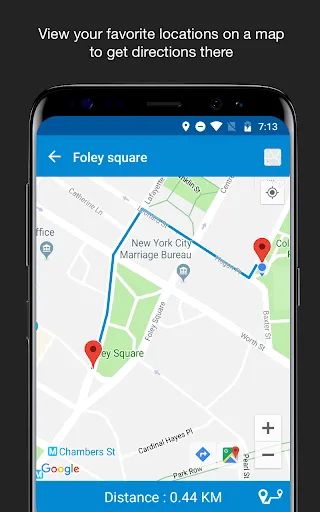 Captures d'écran de Save Location GPS