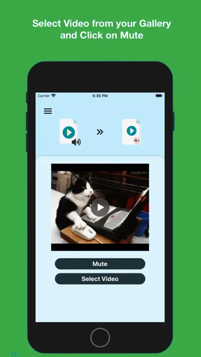 Ảnh chụp màn hình của Video Mute - Mute Video