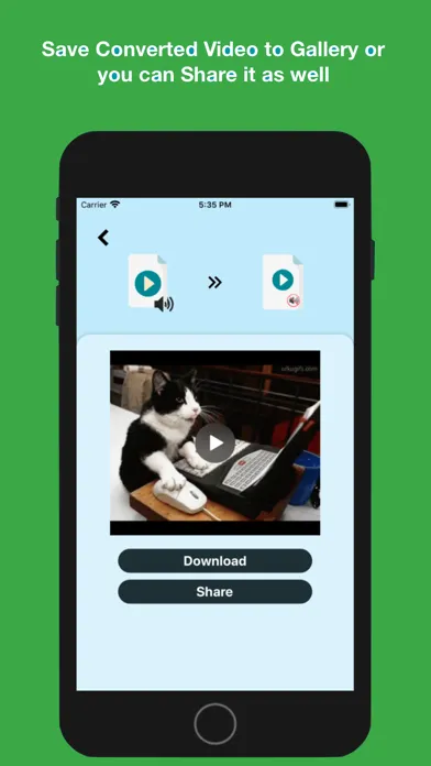 Ảnh chụp màn hình của Video Mute - Mute Video