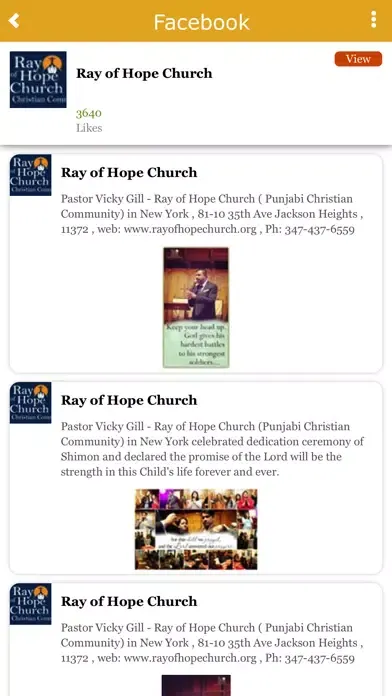 Ray of Hope Punjabi church Ekran Görüntüleri