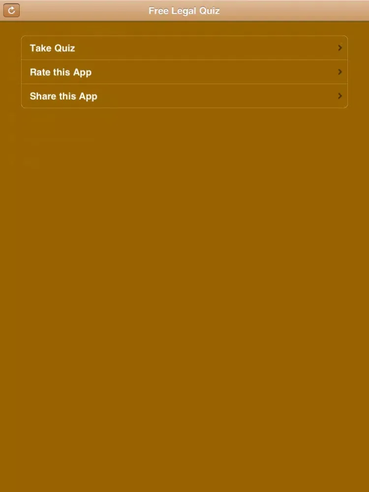 Free Legal Quiz iPad 應用截圖