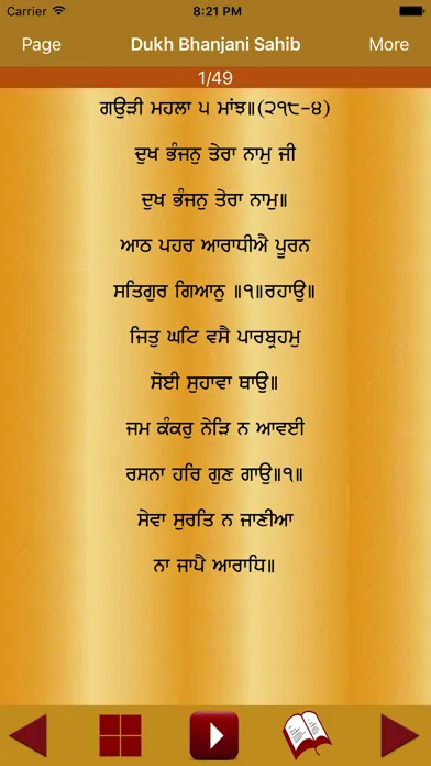 Zrzuty ekranu Dukh Bhanjani Sahib Audio
