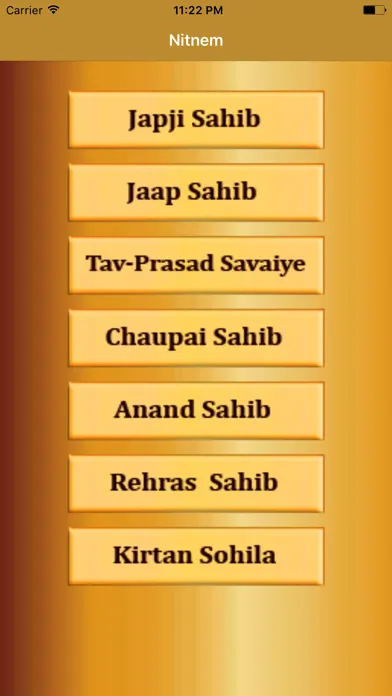 Screenshot di Nitnem Audio - Daily Naam