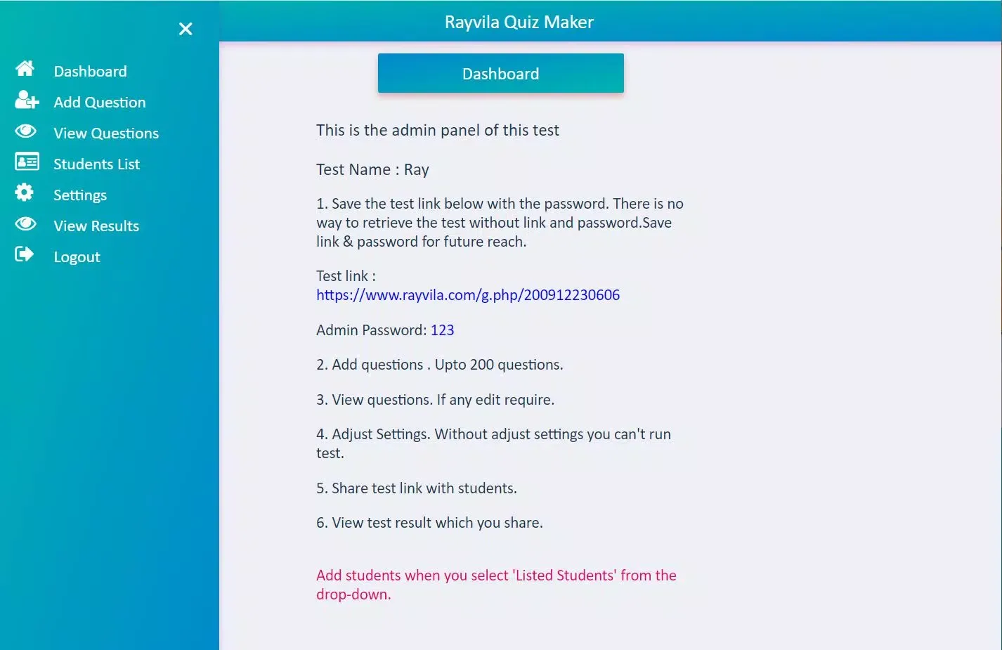 Quiz Maker (Create Test /Quiz)应用截图