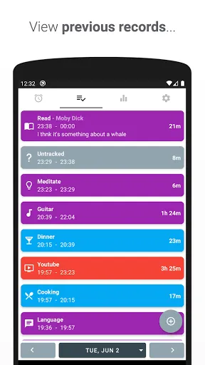 Simple Time Tracker スクリーンショット