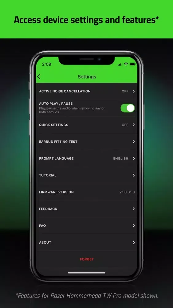 Razer Hammerhead True Wireless Screenshots