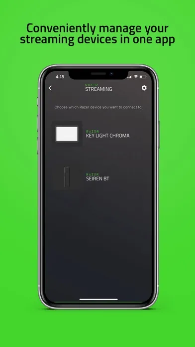 Screenshot di Razer Streaming