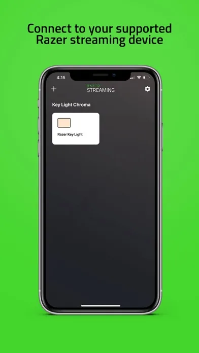 Screenshot di Razer Streaming