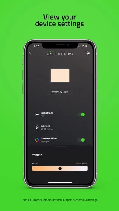 Screenshot di Razer Streaming