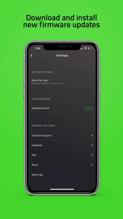 Screenshot di Razer Streaming