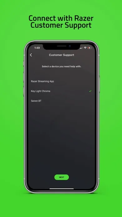 Screenshot di Razer Streaming
