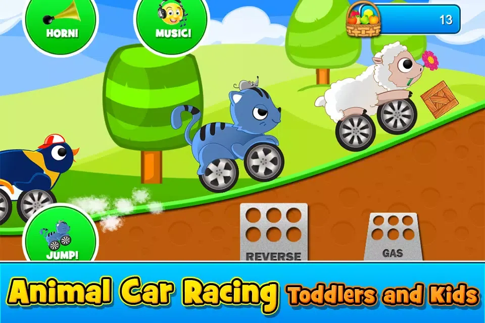 Скриншоты Animal Cars Kids Racing Game