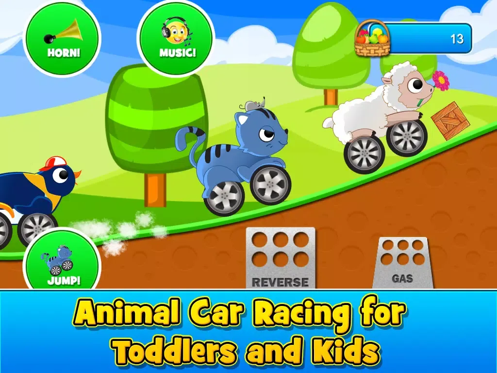 Скриншоты Animal Cars Kids Racing Game