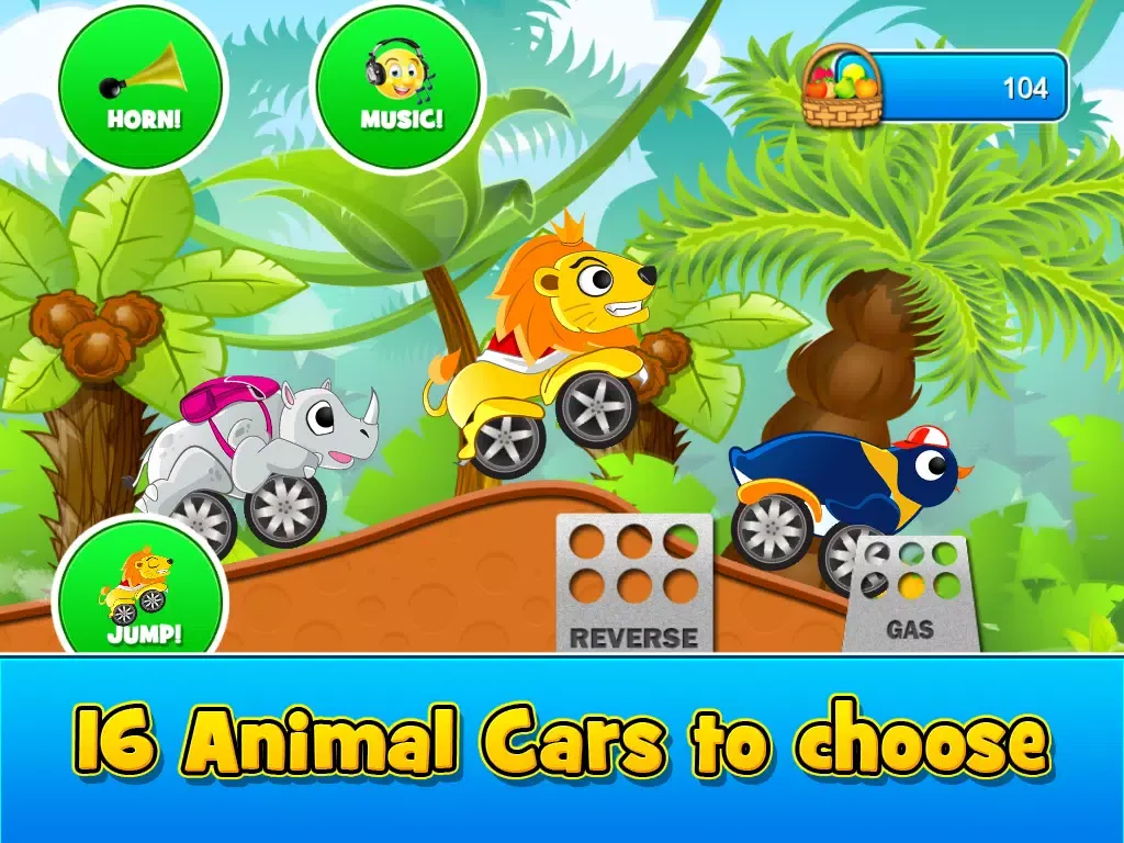 Скриншоты Animal Cars Kids Racing Game