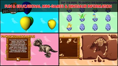 Dinosaur Park Kids Game Screenshots