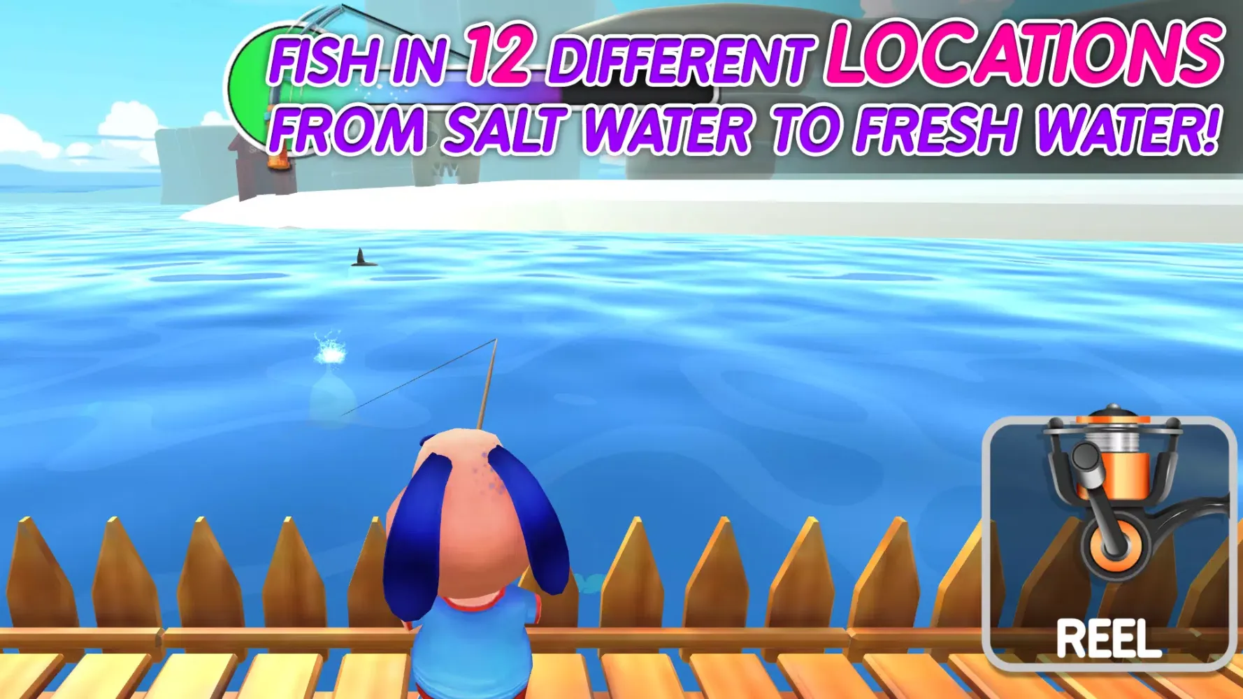Fishing Game for Kids Ekran Görüntüleri