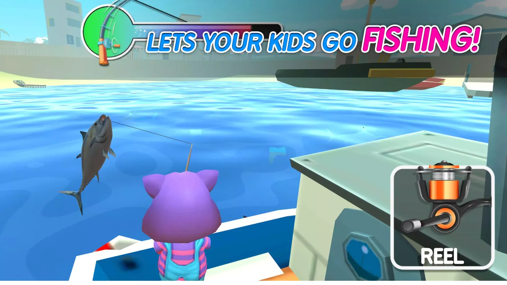 Fishing Game for Kids Ekran Görüntüleri