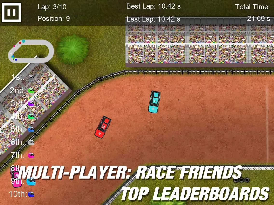 Ảnh chụp màn hình của Dirt Racing 2 Sprint Car Game iPad 
