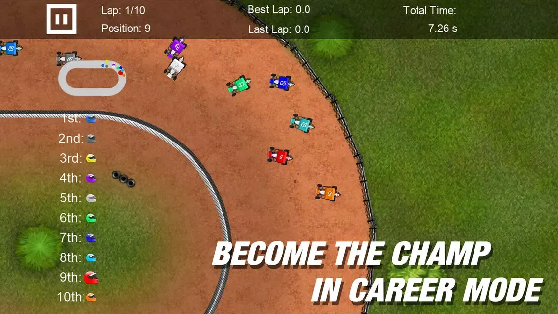 Ảnh chụp màn hình của Dirt Racing 2 Sprint Car Game
