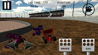 Capturas de pantalla de Sprint Car Dirt Track Game