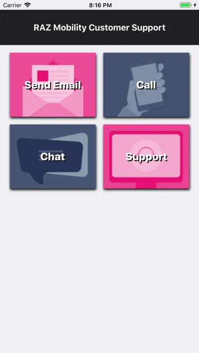 RAZ Mobility Support Screenshots