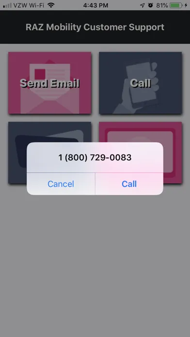 RAZ Mobility Support Screenshots