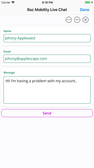 RAZ Mobility Support Screenshots