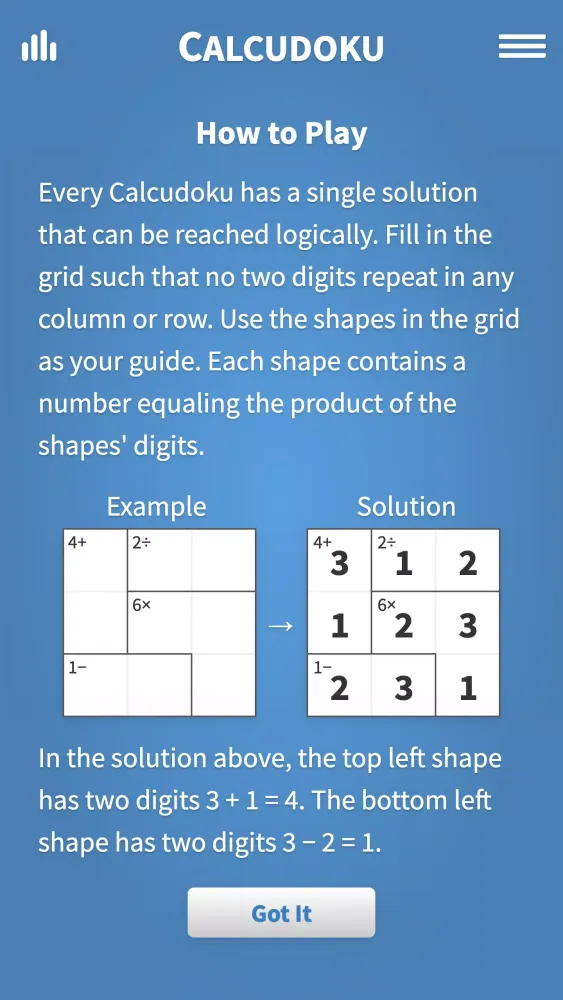 Calcudoku Screenshots
