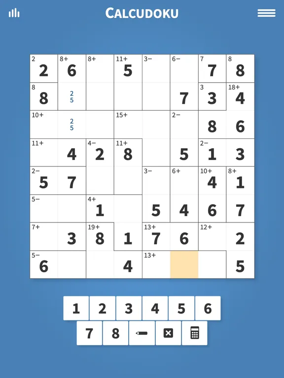 Tangkapan skrin Calcudoku · Math Logic Puzzles iPad 