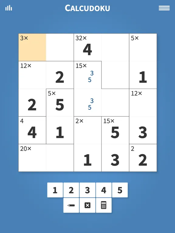 Tangkapan skrin Calcudoku · Math Logic Puzzles iPad 