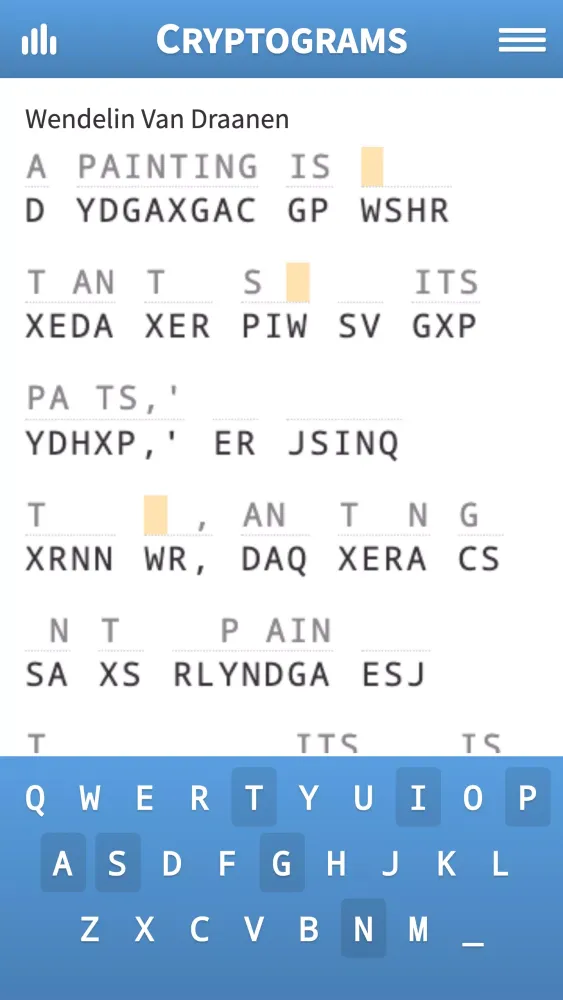 Скриншоты Cryptogram · Puzzle Quotes