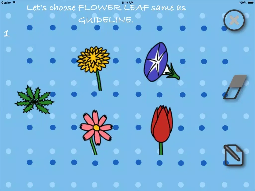 ภาพหน้าจอของ IQ for kids Free : Baby learn plant,tree,fruit iPad 