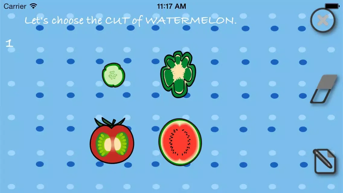 ภาพหน้าจอของ IQ for kids Free : Baby learn plant,tree,fruit