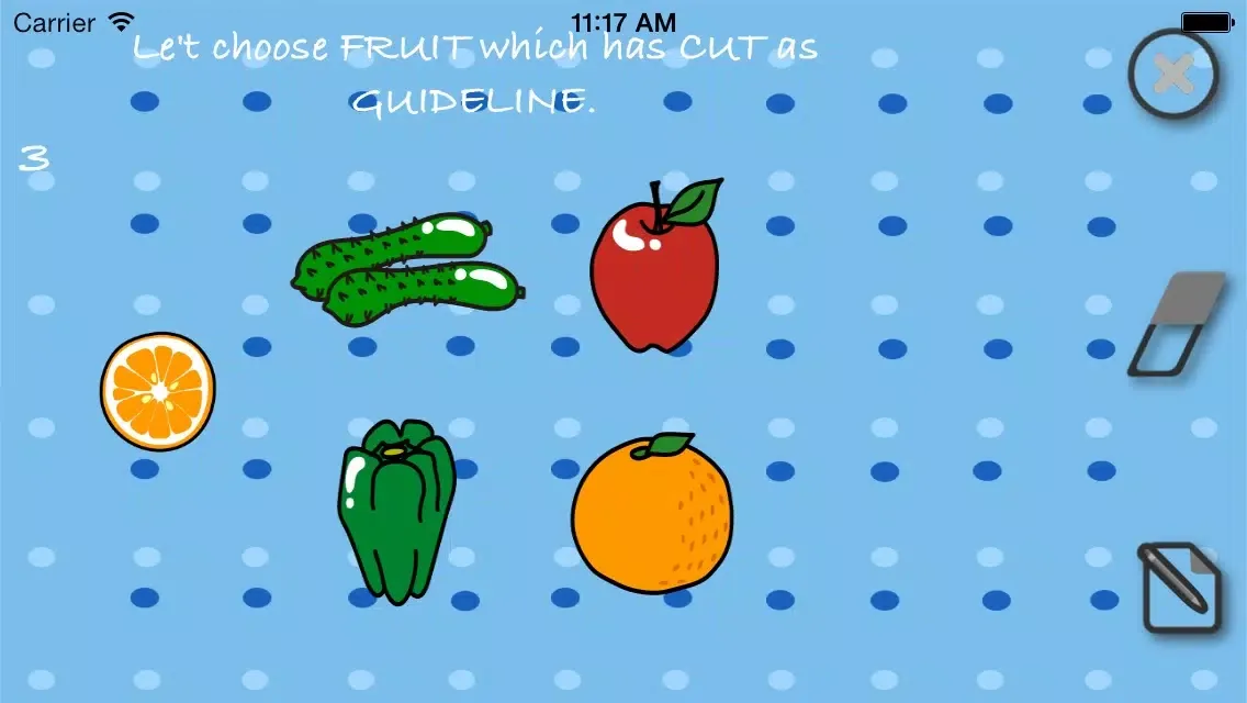ภาพหน้าจอของ IQ for kids Free : Baby learn plant,tree,fruit
