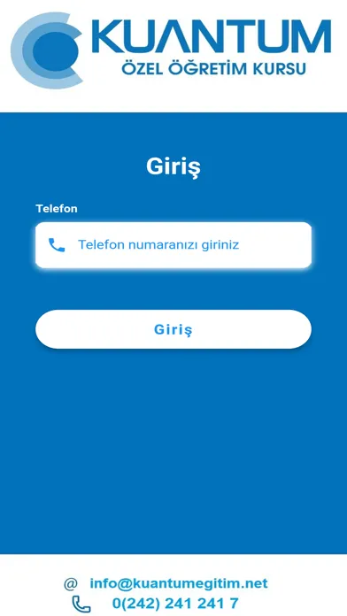 Tangkapan skrin Kuantum Özel Öğretim Kursu
