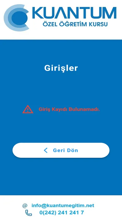 Tangkapan skrin Kuantum Özel Öğretim Kursu