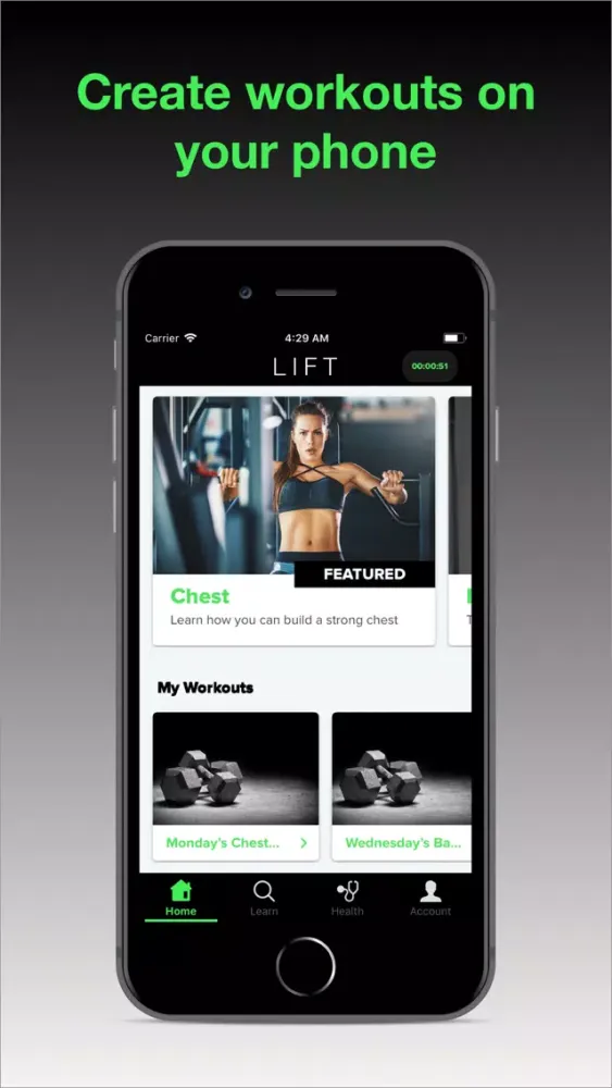 Lift - Workout Manager应用截图